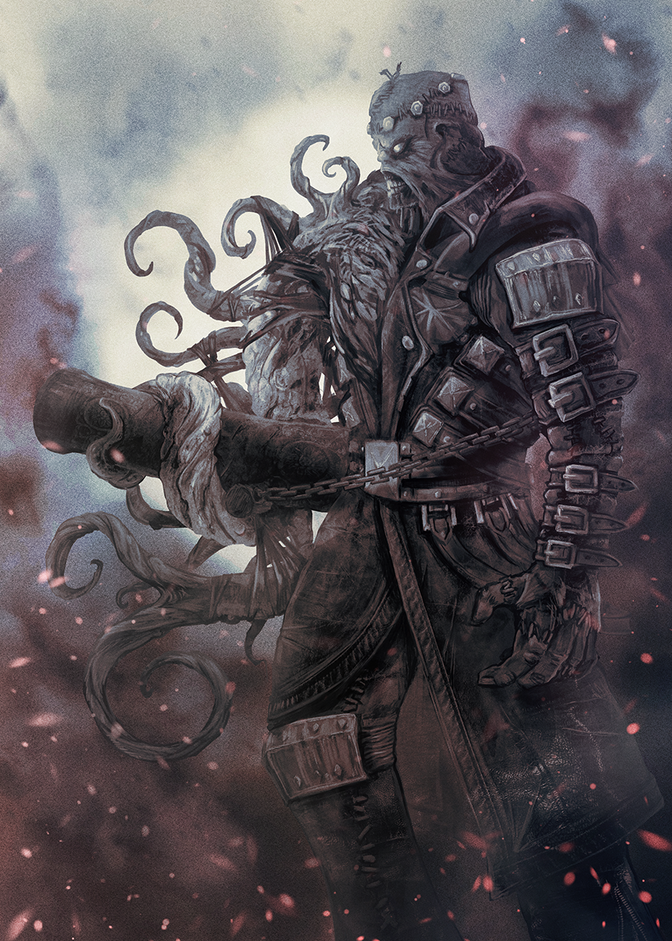 Abomination (b&w)
