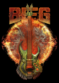 T-shirt Big FKN Guitar