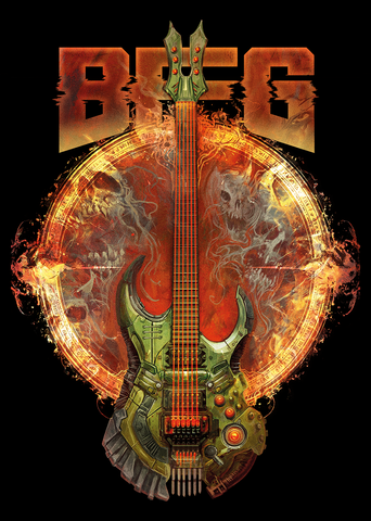 T-shirt Big FKN Guitar