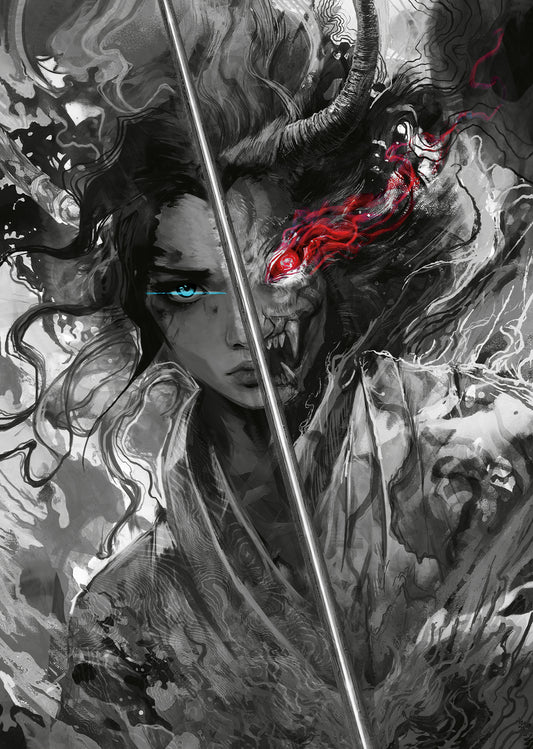 Blue Eye Samurai B&W