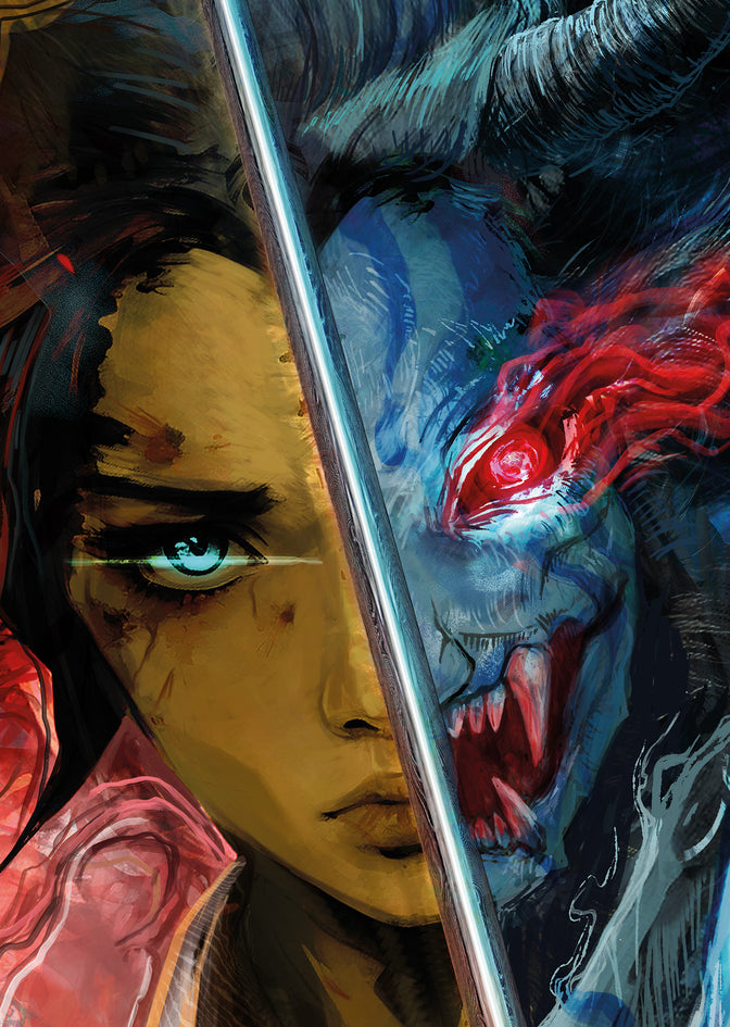 Onryo (red&blue)